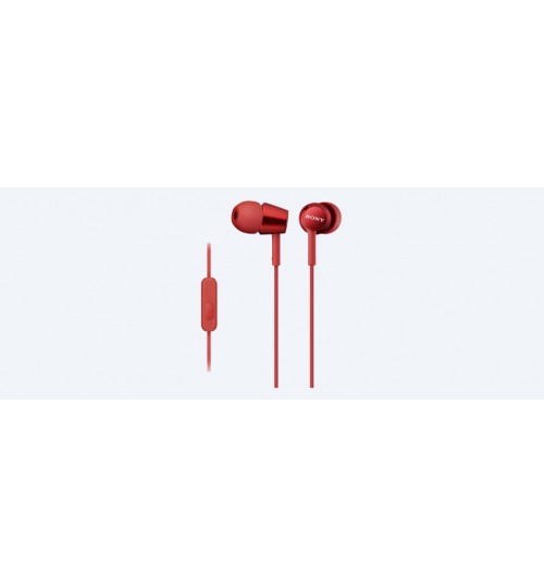 HeadPhone Sony,EX150AP,In-ear Headphones,Red,Agent Guarantee