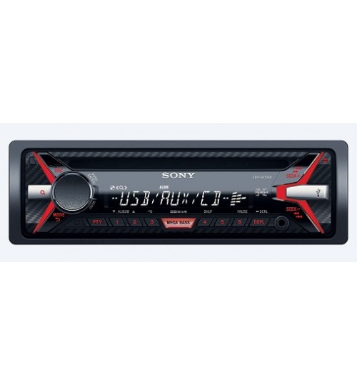 IN CAR RECEIVERS and PLAYERS,Sony,Media receiver with USB,CD Player,MP3 Player,USB Port,LED Lights,CDX-G1150U,Agent Guarantee