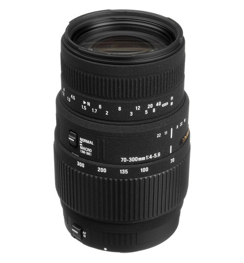 Camera Lens,Sigma 70-300mm f/4-5.6 DG Macro Lens for Canon EOS,Nikon,Sony Alpha,70300DGZOOM,Macro zoom lens,Agent Guarantee