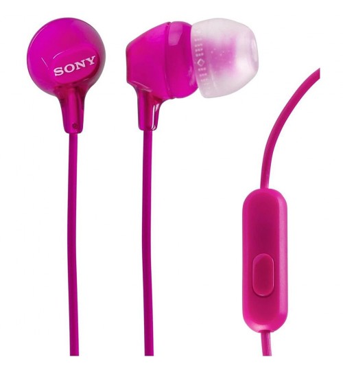 Sony Headphone,MDREX15AP Fashion Color EX Series Earbud Headset with Mic,Rose