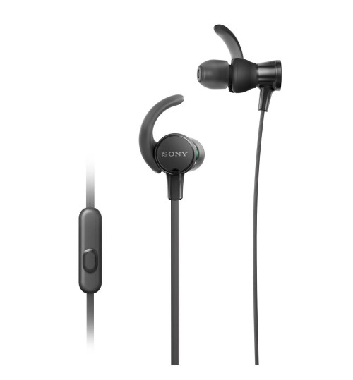 Sony Headphones, Extra Bass,MDR-XB510AS, In-Ear Sports Headphones with Mic,Black