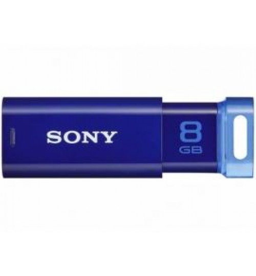 8GB USB Micro Vault CLICK (Blue)