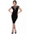 GODDIVA DR649 Midi Dress for Women - 8 UK, Black