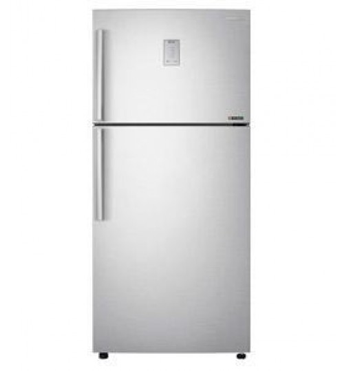 الثلاجة سامسونج 16.4 قدم, لون فضي , ضمان الوكيل  RT46H5380SLA