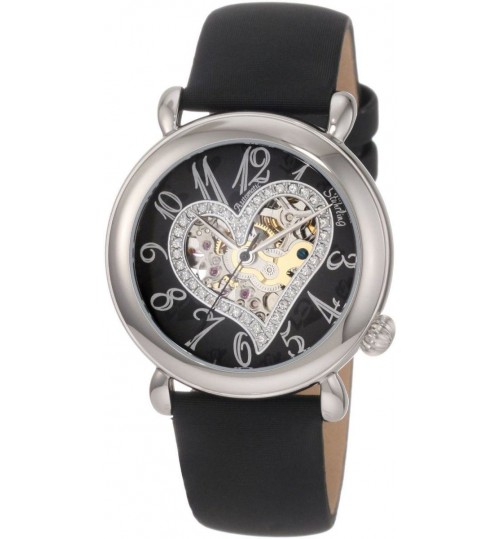 Stuhrling Casual Watch for Women - Leather, Black, 109SW.121B1