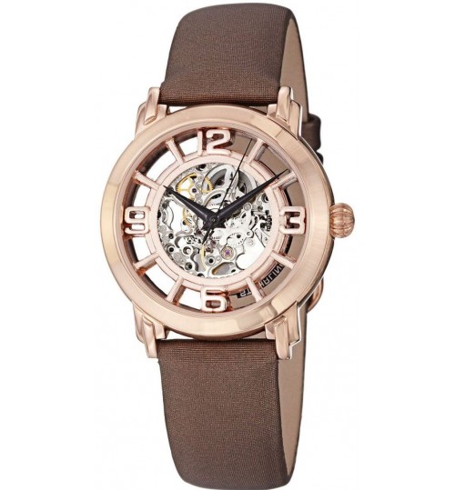 Stuhrling Casual Watch for Women - Leather, Brown, 156.124T14