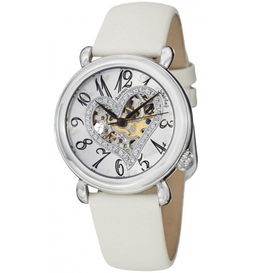 Stuhrling Casual Watch for Women - Leather, Off-White, 109SW.1215P2