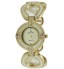 woman watch Diamond Dior Golden and white