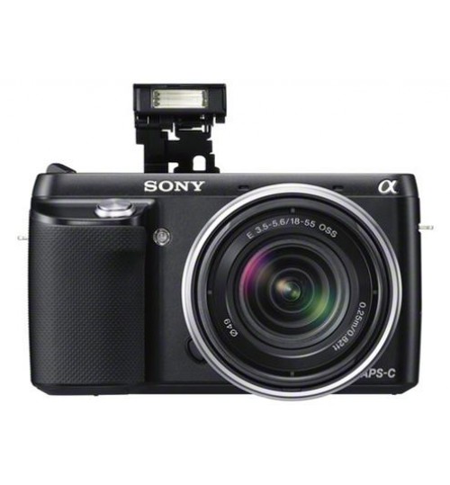 كاميرا NEX-F3 (سوداء) مع عدسة SEL1855