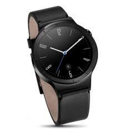 Huawei W1 Smartwatch Black Case Leather Band