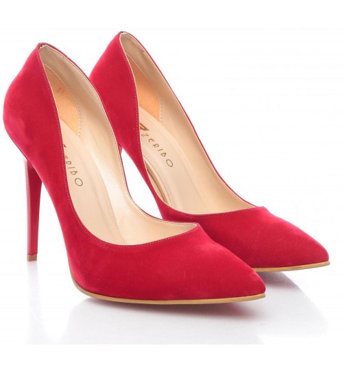 Zeribo Z1047-5 Heels for Women - 38 EU, Red