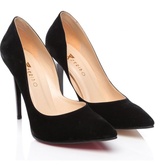 Zeribo Z1047-2 Heels for Women - 40 EU, Black