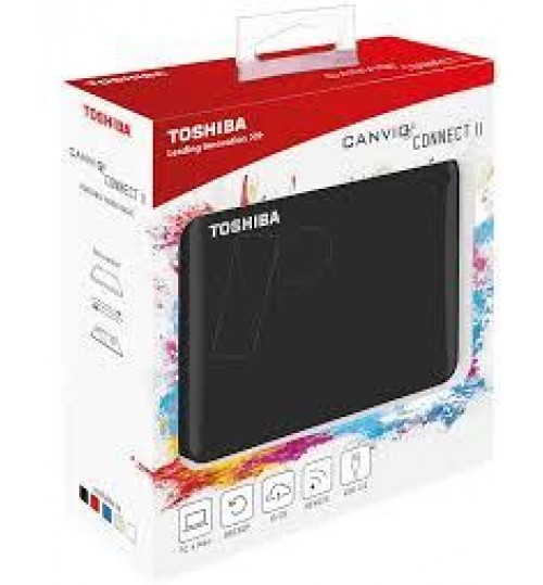 Toshiba CANVIO CONNECT II 3TB External HDD Black
