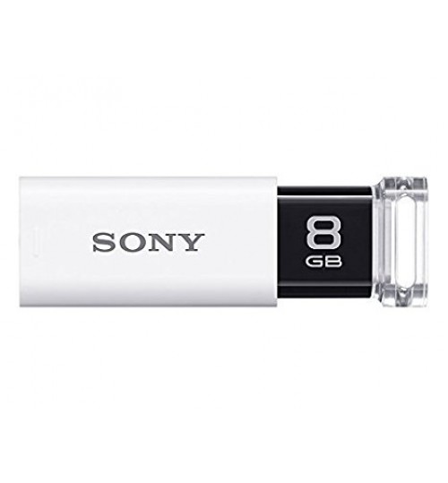 Flash Memory Sony,8GB,USB Flash Memory,White,USM8GU/W,Agent Guarantee Sony 