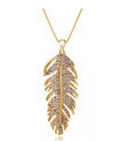 Badminton gold necklace studded