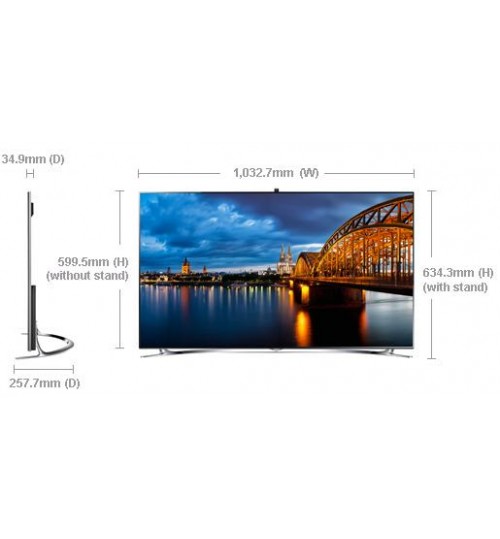 تليفزيون سامسونج 46 بوصة ال اي دي ثري دي . UA46F8000 Smart 46-Inch Full HD LED TV
