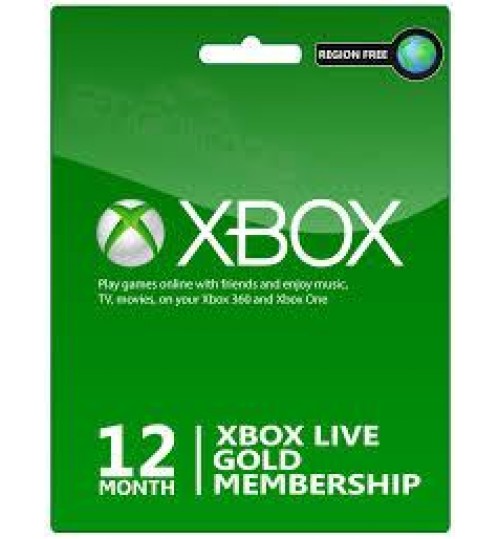 Xbox LIVE 12 Months Gold Subscription