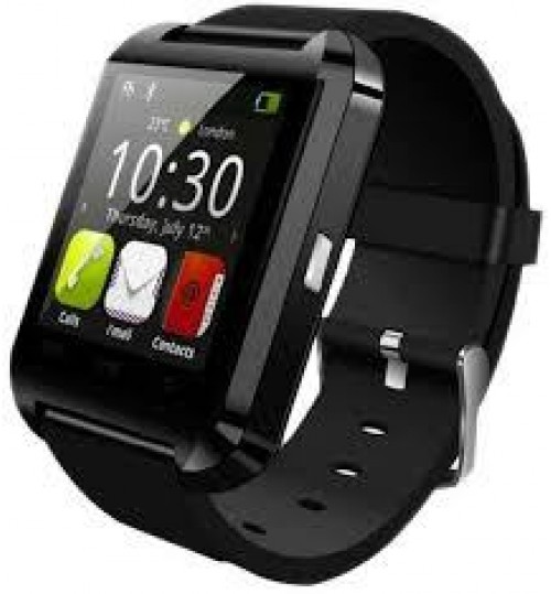 U8 Bluetooth Smart Wrist Watch - Black