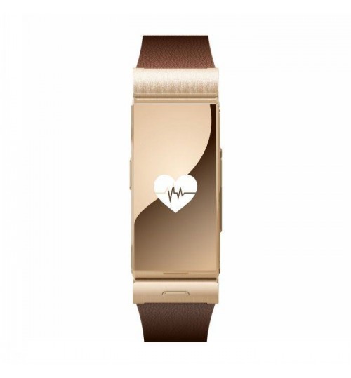 U Watch Umini 2 In 1 Smart Bluetooth Watch and Headset with Mic Heart Rate-Gold