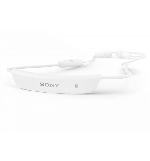 Sony SBH80 Stereo Bluetooth 3.0 AptX Headset Splashproof Earphones Multipoint, NFC - White