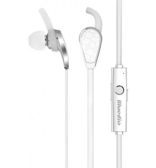 Bluedio N2 Sports Wireless Bluetooth Stereo Earbuds Headset - White