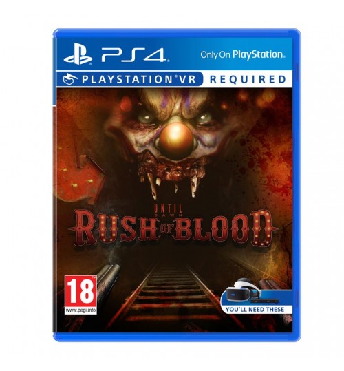 PLAYSTATION GAME,Until Dawn Rush of Blood ,VR, PS4 SC-VR-UDROBLOOD
