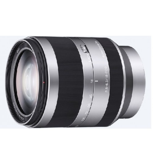 Sony Lens,Alpha SEL18200, E-mount 18-200mm ,F3.5-6.3 OSS Lens,Silver,OOM LENS FOR NEX 18MM-200MM F3.5-F6.3,SEL18200,Agent Guarantee