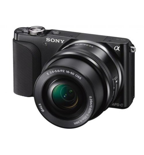 كاميرا بدقة 16.1 ميجابكسل (سوداء) مع عدسة SELP1650