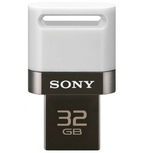 Sony Flashmemory, 32GB ,USB3, Dualport Flashmemory ,White,USM32SA3/W,Agent Guarantee