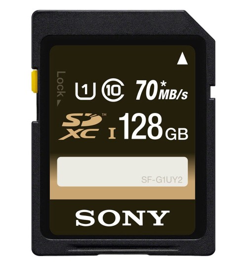 Sony SD,Memory Card,Capacity 128GB,SF-G1P,Agent Garantee