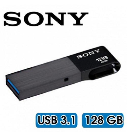 Sony Memory Card,128GB Metal,USB Flash memory,Metal,USM128W3/B,Agent Guarantee