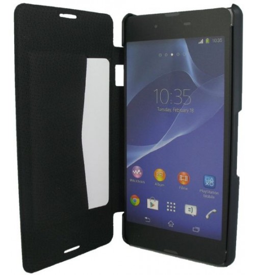 Sony Mobile Accessories,Roxfit SMA5142B Case Side Book for sony E1, Black