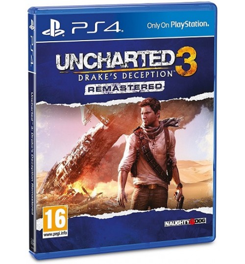 Playstation Games,Uncharted 3 Drake's Deception,PS4,SC-PS4-DRAKES3,Uncharted 3: Drakes Deception Remastered (PS4)