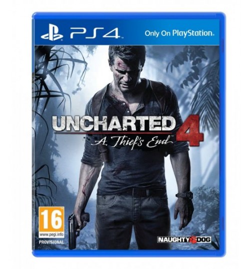 Playstation Game,Uncharted 4: A Thief's End,PS4- 9810353,SC-PS4-UNCHARTED4