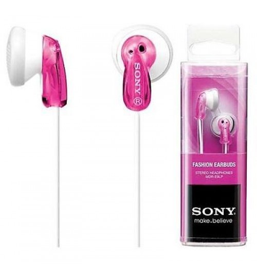 Sony Headphone,Sony,Earbud Headphones,MDR-E9LP/P ,Pink