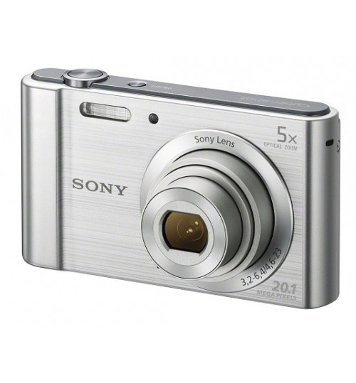 كاميرة سوني المدمجة,بتقريب بصري حتى 5 اكس,وبدقة عالية,20 ميجا بكسل ,نوع DSC-W800(SIL),ضمان الوكيل لمدة عامين 