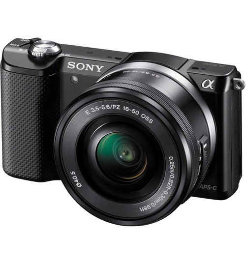 Camera Sony,α5000 ,APS-C Sensor,20.1MP, 3.5FPS, Bionz X, Wifi, NFC,180,ILCE-5000L(BLK,Agent Guarantee