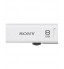 Flash Memory Sony,8GB,Hi-Speed USB ,Flash Memory,White,USM8GR/w,Agent Guarantee