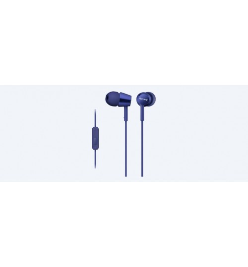 HeadPhone Sony,EX150AP,In-ear Headphones,Blue,Agent Guarantee