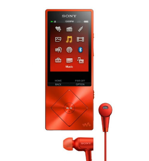 MP3 Player,Sony,Walkman with High-Resolution Audio,NW-A20,16 GB,Red,Agent Guarantee