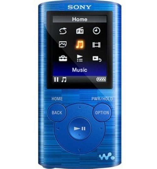Walkman MP3 Video Player,Sony,NWZ-E384,8GB,E Series,Digital Media Player,Blue,Agent Guarantee