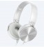 سماعات الرأس من سوني,سماعات مجهزة بتقنية جهير اضافي لللصوت,موديل,MDR-XB450AP,لون أبيض,تردد 5-22000 هرتز,ضمان الوكيل