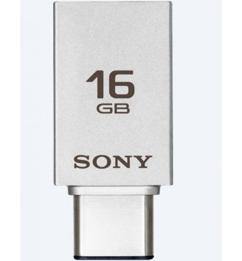 Memory Cards,FLASH Memory,Capacity 16 GB,USB Type-C,Type-A,Dual Connection Flash Drive,White,USM-CA1