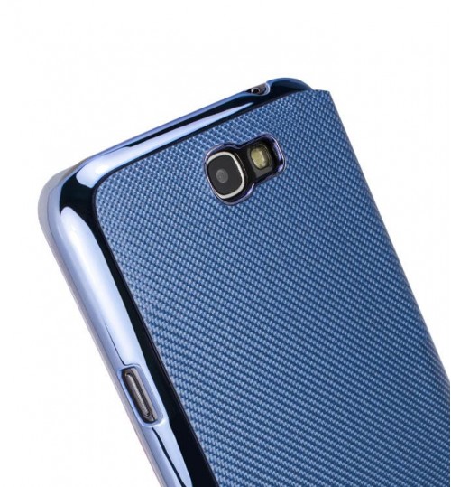 Navjack Fiberglass Case for Galaxy Note 2 Giel blue