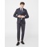 MANGO Men Patterned Slim-Fit  Suit Blazer 