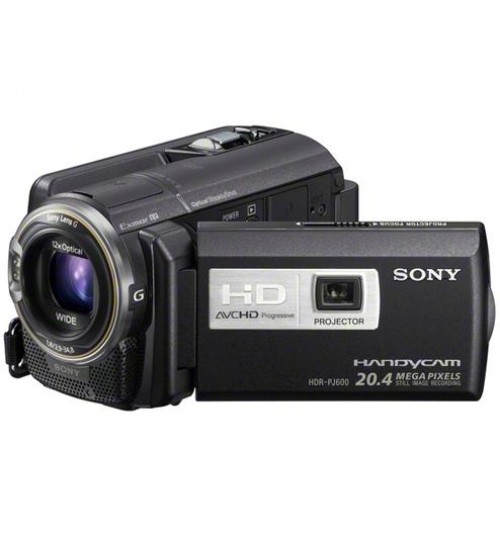 كاميرا فيديو ذات وضوح عال ومزودة بقرص صلب (سوداء) - HDR-PJ600E