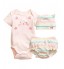 H&M Baby Girl 3-Piece  Jersey  Set