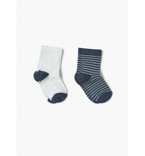 MANGO Kids Boy 2 Pack Printed Socks