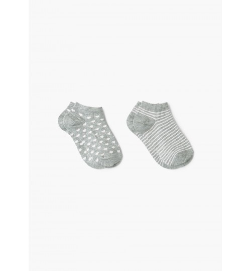 MANGO Kids Girl 2 Pack Printed Socks