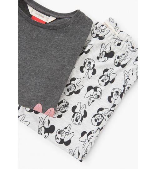 MANGO Kids Girl Minnie Mouse Long Pyjamas